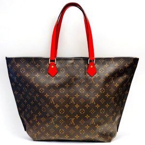 Louis Vuitton All-In Shoulder Bag MM Brown Canvas Monogram Coated